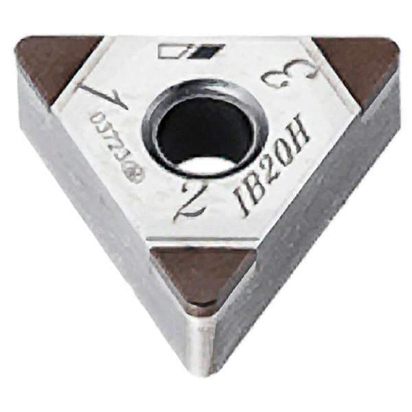 Iscar - TNGA332 M3 Grade IB20H PCBN Turning Insert - Uncoated, 60° Triangle, 3/8" Inscr Circle, 3/16" Thick, 1/32" Corner Radius - Apex Tool & Supply