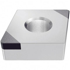 Iscar - CNGA433 M2 Grade IB10H PCBN Turning Insert - Uncoated, 80° Diamond, 1/2" Inscr Circle, 3/16" Thick, 3/64" Corner Radius - Apex Tool & Supply