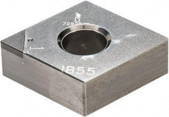 Iscar - CNMA431 T Grade IB55 CBN Turning Insert - Uncoated, 80° Diamond, 1/2" Inscr Circle, 3/16" Thick, 1/64" Corner Radius - Apex Tool & Supply