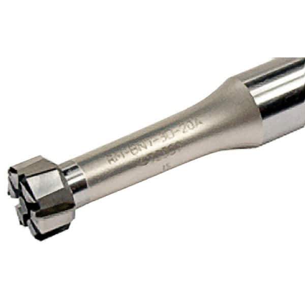 Iscar - Axial Clamp, Straight Shank Modular Reamer Body - 16mm Shank Diam, 48mm Shank Length, 185.4mm OAL, 137.4mm Body Length, 13.5mm Reamer Head Diam Compatibility, Right Hand Cut - Apex Tool & Supply