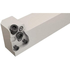 Iscar - MAHP, External, Right Hand, Indexable Grooving Tool Holder - 32mm Shank Height, 32mm Shank Width, 5-1/2" OAL, Through Coolant - Apex Tool & Supply