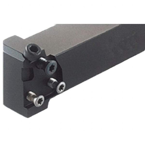 Iscar - MAH, External, Left Hand, Indexable Grooving Tool Holder - 32mm Shank Height, 32mm Shank Width, 5-1/2" OAL - Apex Tool & Supply