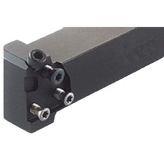 Iscar - MAH, External, Left Hand, Indexable Grooving Tool Holder - 32mm Shank Height, 32mm Shank Width, 5-1/2" OAL - Apex Tool & Supply