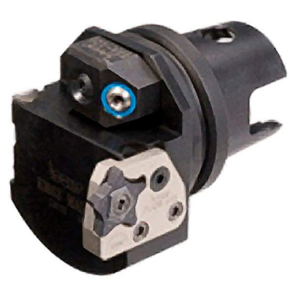 Iscar - 47mm Head Length, Modular Grooving Blade Holder Head - Right Hand Cut, System Size IM50, Through Coolant - Apex Tool & Supply