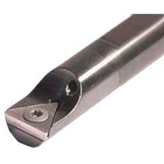 Iscar - 0.689" Min Bore Diam, 8" OAL, 5/8" Shank Diam, E-STFPR Indexable Boring Bar - TP.. 2.. Insert, Screw Holding Method - Apex Tool & Supply