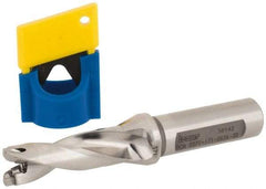 Iscar - 0.571" to 0.587" Diam, 3xD, 1.71" Max Depth, 5/8" Shank Diam, 4.4" OAL, Replaceable-Tip Drill - FCP, ICK, ICK-2M, ICM, ICN, ICP, iCP-2M Insert, 14 Seat Size, 45391729 Toolholder, Series SumoCham - Apex Tool & Supply