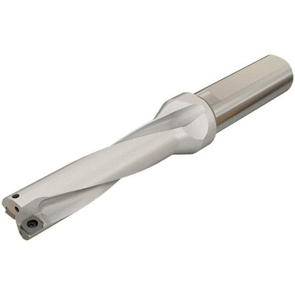 Iscar - 92mm Max Drill Depth, 4xD, 23mm Diam, Indexable Insert Drill - 2 Inserts, 25mm Shank Diam, Whistle Notch Shank - Apex Tool & Supply