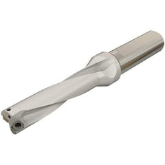 Iscar - 90mm Max Drill Depth, 4xD, 22.5mm Diam, Indexable Insert Drill - 2 Inserts, 25mm Shank Diam, Whistle Notch Shank - Apex Tool & Supply