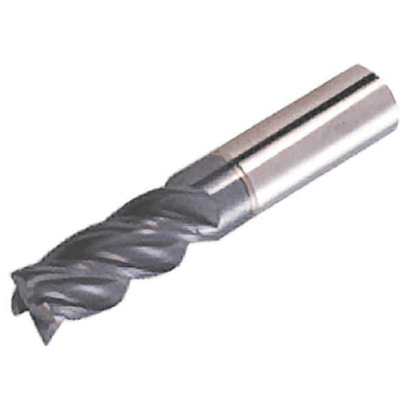 Iscar - 0.62", 4 Flute, Single End, Solid Carbide, 0.09" Corner Radius End Mill - 4" OAL, 38° Helix, Right Hand Flute, 1-1/4" LOC, Right Hand Cut, 1.7" Extended Reach - Apex Tool & Supply
