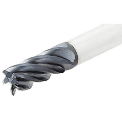 Iscar - 3/4", 5 Flute, Single End, Solid Carbide, 0.04" Corner Radius End Mill - 5" OAL, Right Hand Flute, 1.87" LOC, Right Hand Cut - Apex Tool & Supply