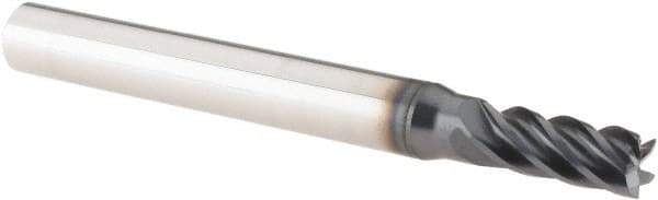 Iscar - 5mm, 5 Flute, Single End, Solid Carbide, 0.2mm Corner Radius End Mill - 57mm OAL, Right Hand Flute, 11mm LOC, Right Hand Cut - Apex Tool & Supply