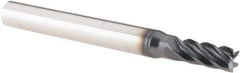 Iscar - 5mm, 5 Flute, Single End, Solid Carbide, 0.2mm Corner Radius End Mill - 57mm OAL, Right Hand Flute, 11mm LOC, Right Hand Cut - Apex Tool & Supply