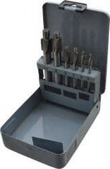 Value Collection - 3mm to 10mm Socket-Head Cap Screw Compatible, High Speed Steel, Solid Pilot Counterbore Set - Apex Tool & Supply