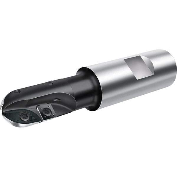Walter - 40mm Cut Diam, 57mm Max Depth of Cut, 40mm Shank Diam, 190mm OAL, Indexable Ball Nose End Mill - 9,000 Max RPM - Apex Tool & Supply
