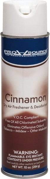 PRO-SOURCE - 10 oz Aerosol Can Fabric Deodorizer - Spray, Cinnamon Scent - Apex Tool & Supply