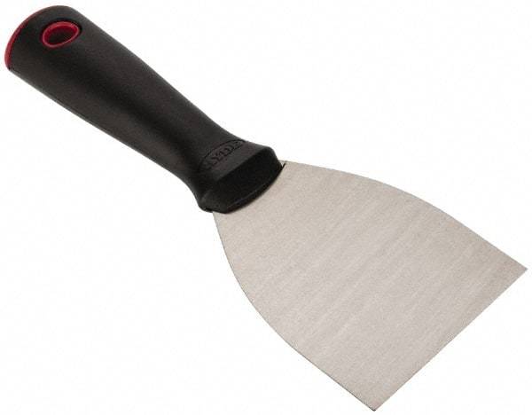 Hyde Tools - 3" Wide Carbon Steel Taping Knife - Flexible, Polypropylene Handle - Apex Tool & Supply