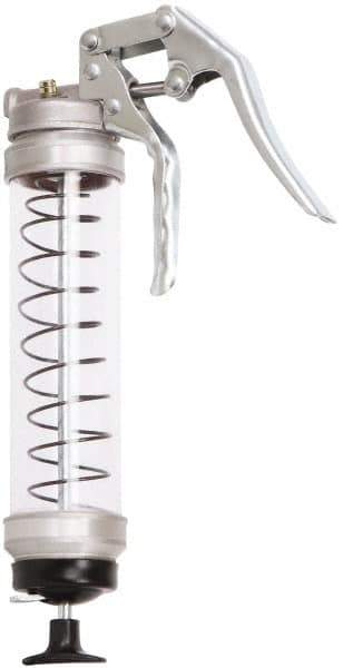 PRO-LUBE - 5,000 Max psi, Flexible & Rigid Pistol Grease Gun - 14 oz (Cartridge) Capacity, 1/8 Thread Outlet, 40 Strokes per 0.07 oz, Bulk, Cartridge & Suction Fill - Apex Tool & Supply
