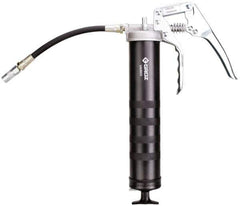 PRO-LUBE - 7,000 Max psi, Flexible Pistol Grease Gun - 14 oz Capacity, 1/8 Thread Outlet, 33 Strokes per oz - Apex Tool & Supply