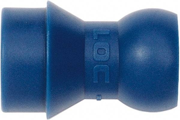 Loc-Line - 1/4" Hose ID, Male to Female Coolant Hose Lathe Adapter - Unthreaded, For Loc-Line Modular Hose Systems - Apex Tool & Supply