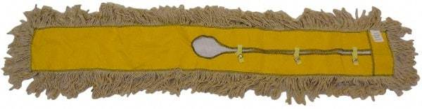 PRO-SOURCE - 60" Long x 5" Wide Cotton Dust Mop Head - White, Looped Head, Launderable - Apex Tool & Supply