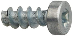 Made in USA - M2.2 Pan Head Torx Sheet Metal Screw - Case Hardened Steel, 8" Length Under Head, Grade 1022, T6 Drive - Apex Tool & Supply