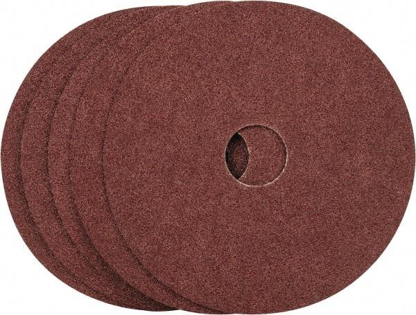DeWALT - 4-1/2" Diam 7/8" Hole 80 Grit Fiber Disc - Aluminum Oxide, 13,300 Max RPM - Apex Tool & Supply