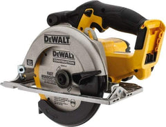 DeWALT - 20 Volt, 6-1/2" Blade, Cordless Circular Saw - 3,700 RPM, Lithium-Ion Batteries Not Included - Apex Tool & Supply