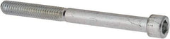 Made in USA - 5/16-18 UNC Hex Socket Drive, Socket Cap Screw - Alloy Steel, Zinc-Plated Finish, Partially Threaded, 3-1/2" Length Under Head - Apex Tool & Supply
