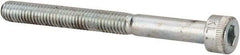Made in USA - #10-32 UNF Hex Socket Drive, Socket Cap Screw - Alloy Steel, Zinc-Plated Finish, Partially Threaded, 2" Length Under Head - Apex Tool & Supply