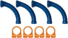 Loc-Line - 1/4" Hose Inside Diam, Coolant Hose Extended Elbow - For Use with Loc-Line Modular Hose System - Apex Tool & Supply