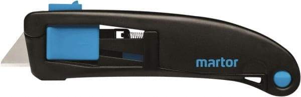 Martor USA - Retractable Utility Knife - 3/4" Blade, Polycarbonate Handle, 1 Blade Included - Apex Tool & Supply