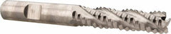 Niagara Cutter - 3/8" Diam, Coarse Pitch, 1-1/2" LOC, 4 Flute Cobalt Roughing Square End Mill - Uncoated, 3-1/4" OAL, 3/8" Shank Diam, Single End, Centercutting, 30° Helix - Apex Tool & Supply