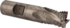 Niagara Cutter - 5/8" Diam, Coarse Pitch, 3/4" LOC, 4 Flute Cobalt Roughing Square End Mill - Uncoated, 2-7/8" OAL, 5/8" Shank Diam, Single End, 30° Helix - Apex Tool & Supply