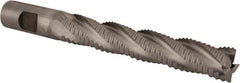 Niagara Cutter - 3/4" Diam, Coarse Pitch, 4-1/8" LOC, 4 Flute Cobalt Roughing Square End Mill - Uncoated, 6-3/8" OAL, 3/4" Shank Diam, Single End, 30° Helix - Apex Tool & Supply