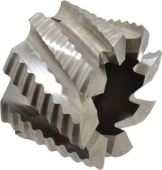 Keo - 2-1/2" Diam, 1" Arbor Hole Diam, 1-5/8" Length of Cut, 8 Flute, Cobalt, Rougher Shell End Mill - Right Hand Cut, Right Hand Spiral Flute, Uncoated - Apex Tool & Supply