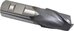 Niagara Cutter - 1-1/8", 1-5/8" LOC, 1" Shank Diam, 4-1/8" OAL, 2 Flute, Cobalt Square End Mill - Single End, TiCN Finish, Spiral Flute, 30° Helix, Centercutting, Right Hand Cut, Right Hand Flute, Series SP205 - Apex Tool & Supply