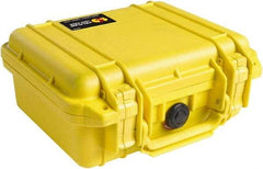 Pelican Products, Inc. - 9-11/16" Wide x 4-7/8" High, Clamshell Hard Case - Yellow, Polyethylene - Apex Tool & Supply