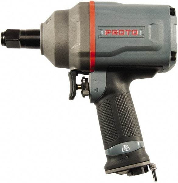 Proto - 3/4" Drive, 5,300 RPM, 1,560 Ft/Lb Torque Impact Wrench - Pistol Grip Handle, 950 IPM, 5.1 CFM, 90 psi, 3/8" NPT Inlet - Apex Tool & Supply