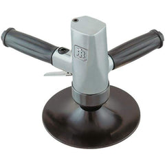 Ingersoll-Rand - 7" Max Disc, 5,000 RPM, Pneumatic Handheld Disc Sander - 6 CFM, 1/4 NPT Inlet, 0.6 hp, 90 psi - Apex Tool & Supply