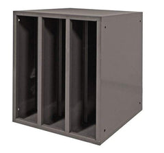 Durham - Gray Hydraulic Hose Cabinet - 25" Wide x 25" High x 23" Deep, Steel - Apex Tool & Supply