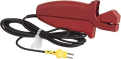 Cooper - -20 to 300°F, K Pipeclamp, Thermocouple Probe - 10 Ft. Cable Length, Mini Connector, 2 Sec Response Time - Apex Tool & Supply