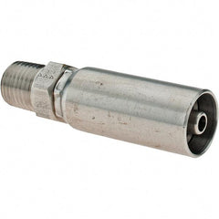 Eaton - 316 Stainless Steel Hydraulic Hose MPT Fitting - -4 Hose Size, 1/4" Hose Diam - Apex Tool & Supply