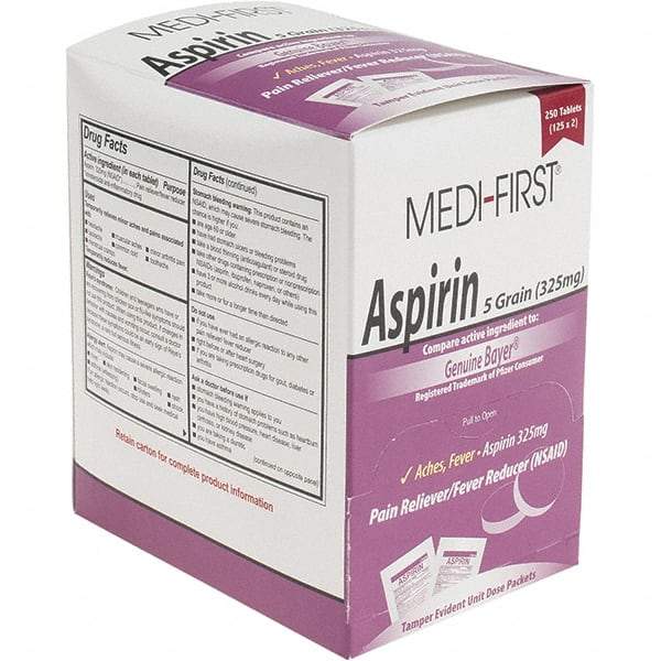 Medique - Aspirin Tablets - Headache & Pain Relief - Apex Tool & Supply