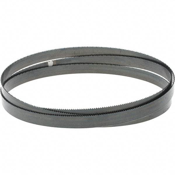 M.K. MORSE - 14 TPI, 5' 4-1/2 Long x 1/2" Wide x 0.02" Thick, Welded Band Saw Blade - Carbon Steel, Toothed Edge, Raker Tooth Set, Hard Back, Contour Cutting - Apex Tool & Supply
