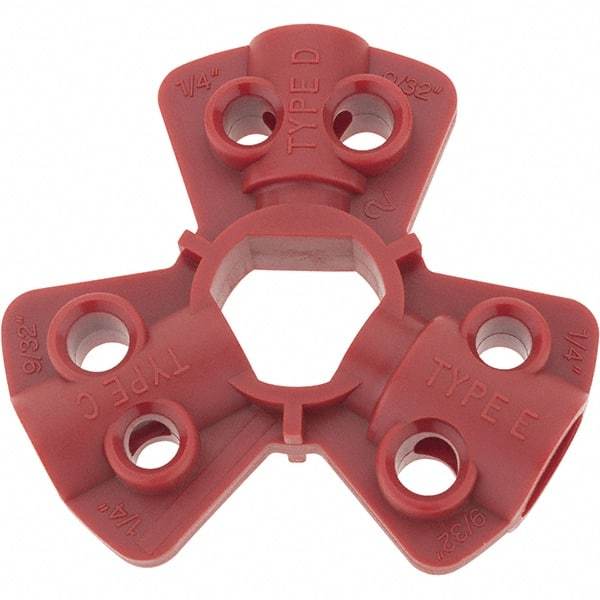 Brady - Pneumatic Quick Disconnect Lockout - 9/32" Max Shackle Diam - Apex Tool & Supply