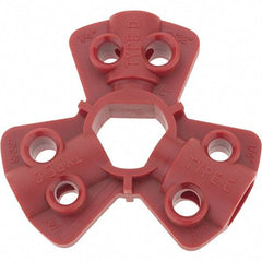 Brady - Pneumatic Quick Disconnect Lockout - 9/32" Max Shackle Diam - Apex Tool & Supply