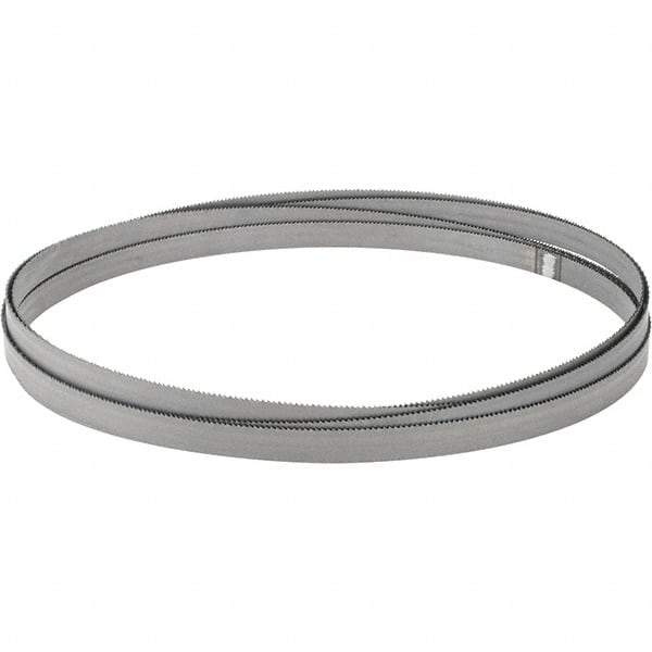M.K. MORSE - 14 TPI, 12' 6 Long x 1/2" Wide x 0.025" Thick, Welded Band Saw Blade - Bi-Metal, Toothed Edge, Raker Tooth Set, Hard Back, Contour Cutting - Apex Tool & Supply