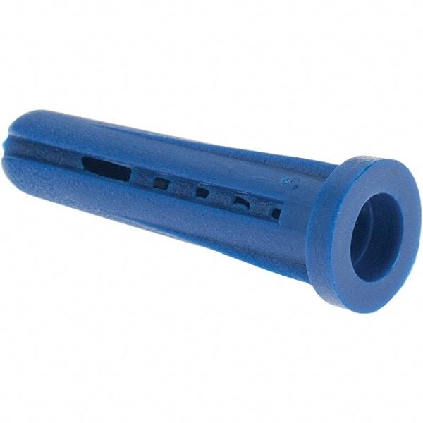 Value Collection - #8 to #10 Screw, 3/16" Diam, 7/8" Long, Plug Drywall & Hollow Wall Anchor - Plastic, Use with Concrete/Masonry, Drywall & Wallboard - Apex Tool & Supply