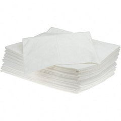 Brady SPC Sorbents - 26 Gal Capacity per Package, Oil Only Pad - 19" Long x 15" Wide, White - Apex Tool & Supply