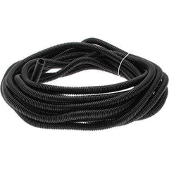 Value Collection - 25' Long, Flexible Wire Loom Conduit - Plastic, 3/8" ID - Apex Tool & Supply